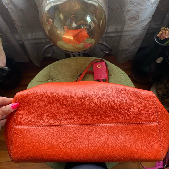 Gucci Orange/Pink Tote - Picture 3 of 12
